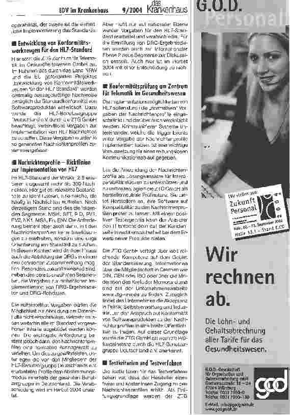 Vorschauseite 3: EDV im Krankenhaus