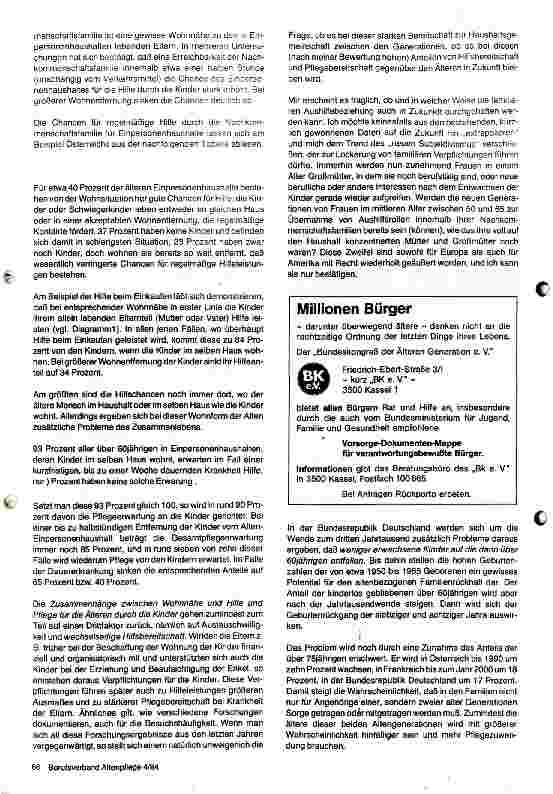 Vorschauseite 2: Die Familie und der alte Mensch
