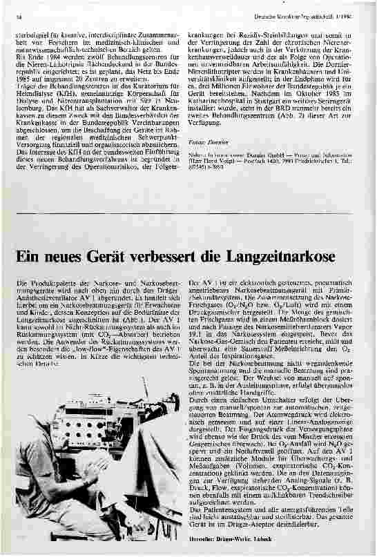 Vorschauseite 2: Nierensteinzertrümmerung wird Routine
