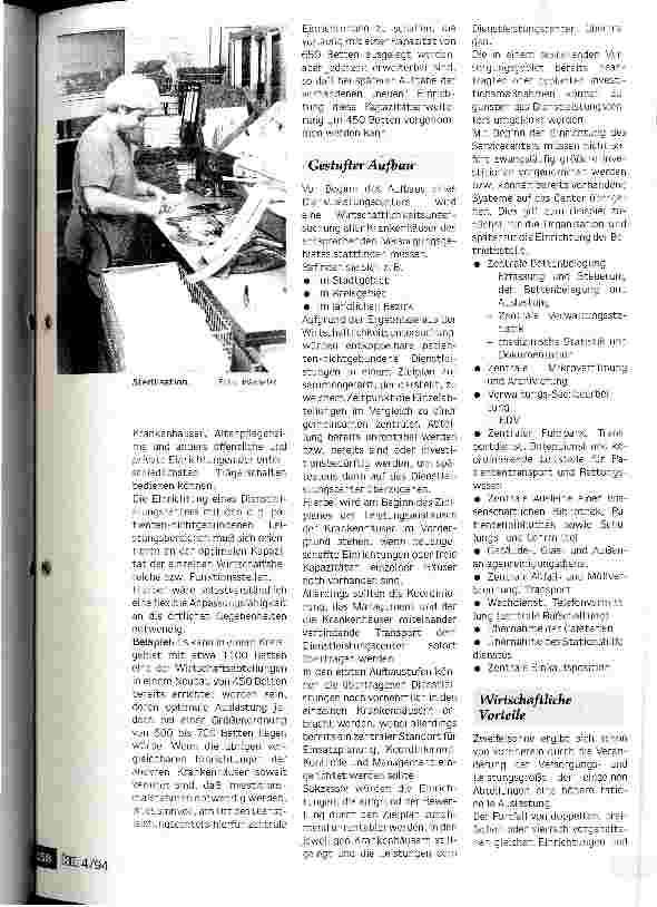 Vorschauseite 4: Ein Dienstleistungscenter für Krankenhäuser? Innovationen und neue Modelle gefragt