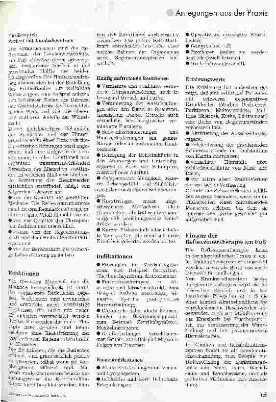 Vorschauseite 3: Reflexzonentherapie am Fuß