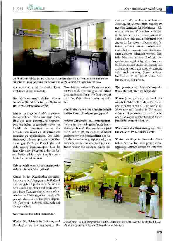Vorschauseite 3: Neubau der Rems-Murr-Kliniken in Winnenden
