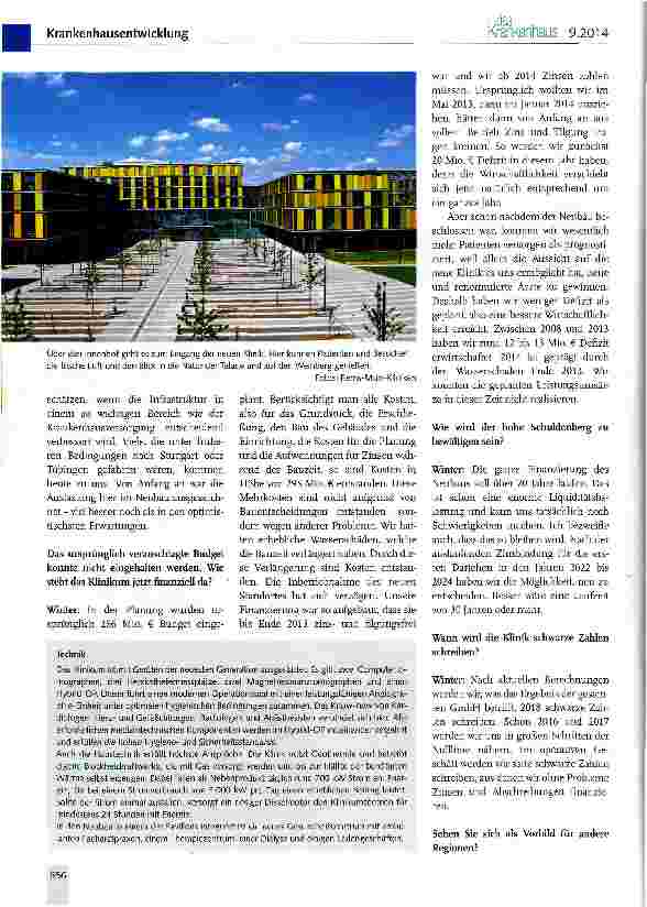 Vorschauseite 4: Neubau der Rems-Murr-Kliniken in Winnenden