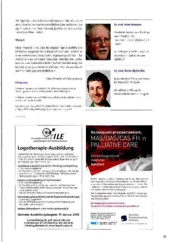 Vorschauseite 4: Die zweckmässige Umsetzung von Palliative Care auf Gemeindeebene - ein Vorschlag für eine ergänzende Definition