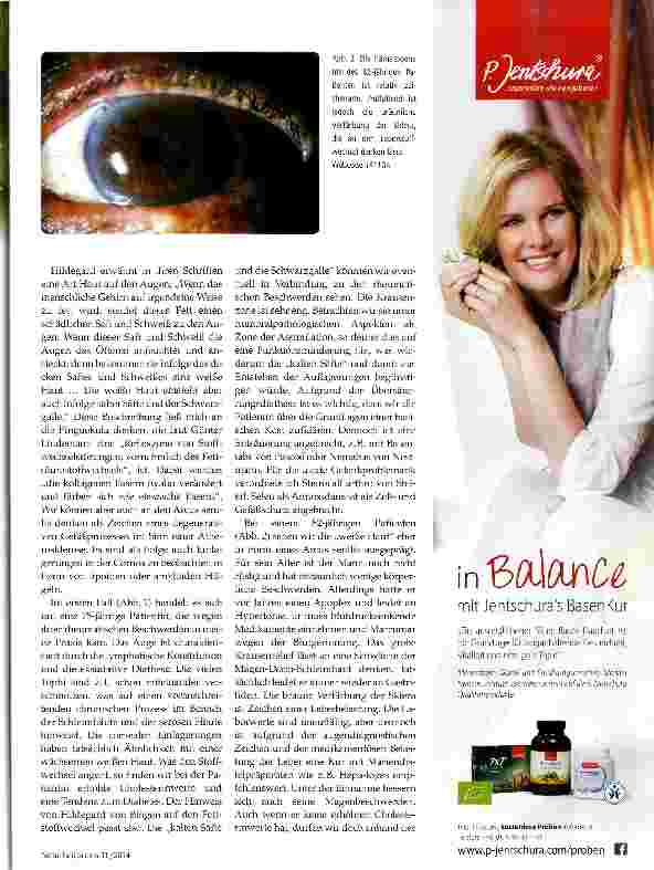 Vorschauseite 2: Hildegardmedizin und Augendiagnose