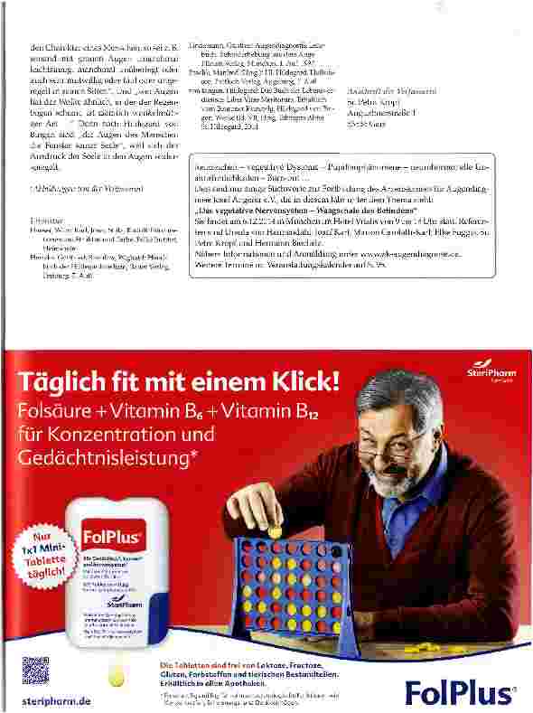 Vorschauseite 4: Hildegardmedizin und Augendiagnose