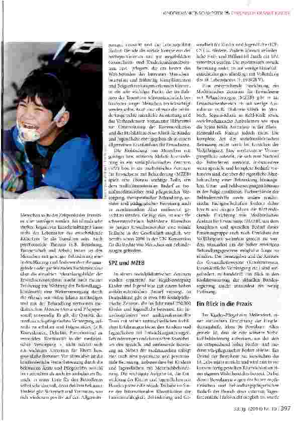 Vorschauseite 4: Transition in der Behindertenhilfe