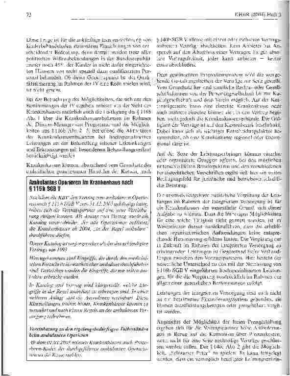 Vorschauseite 3: Integrierte Versorgung - Chancen und Risiken aus der Sicht der klinischen Praxis