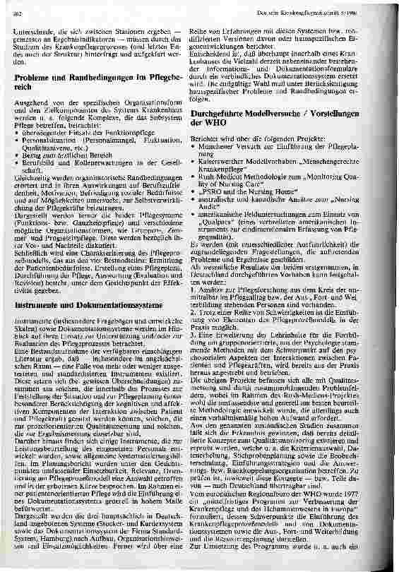 Vorschauseite 3: Qualitätssicherung und Kontrolle pflegerischer Arbeit im Krankenhaus Zusammenfassung eines Forschungsberichtes