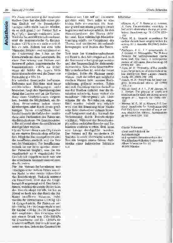 Vorschauseite 3: Narkoseführung in der Laserchirurgie