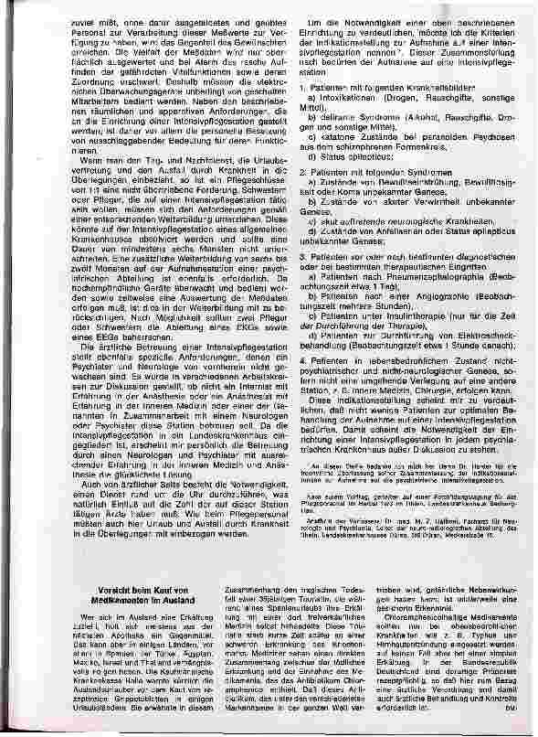 Vorschauseite 3: Intensivtherapie und -pflege bei psychiatrischen Erkrankungen