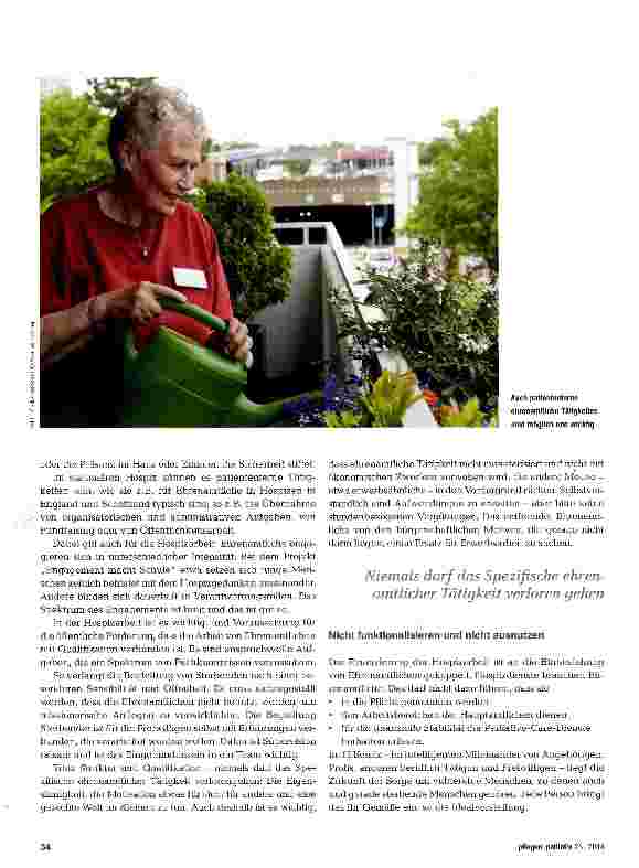 Vorschauseite 3: Ehrenamt: Unverzichtbar - aber bitte nicht ausnutzen