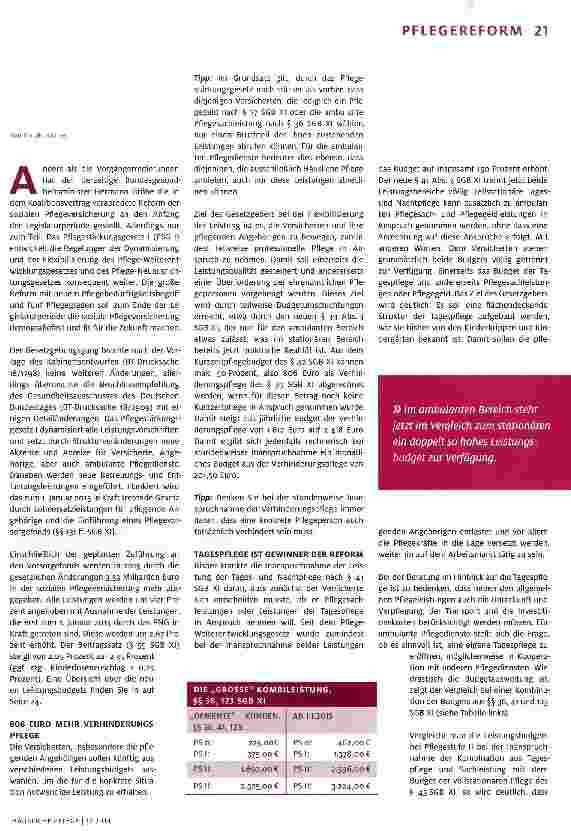 Vorschauseite 2: Neue Akzente und Anreize