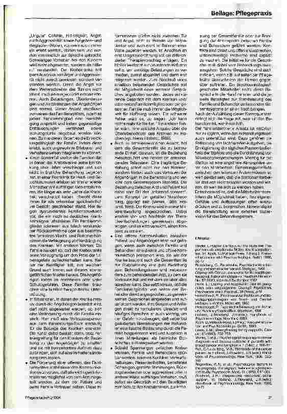 Vorschauseite 4: Psychosoziale Unterstützung als familienzentrierter Ansatz Angehörige erfahren Hilfe