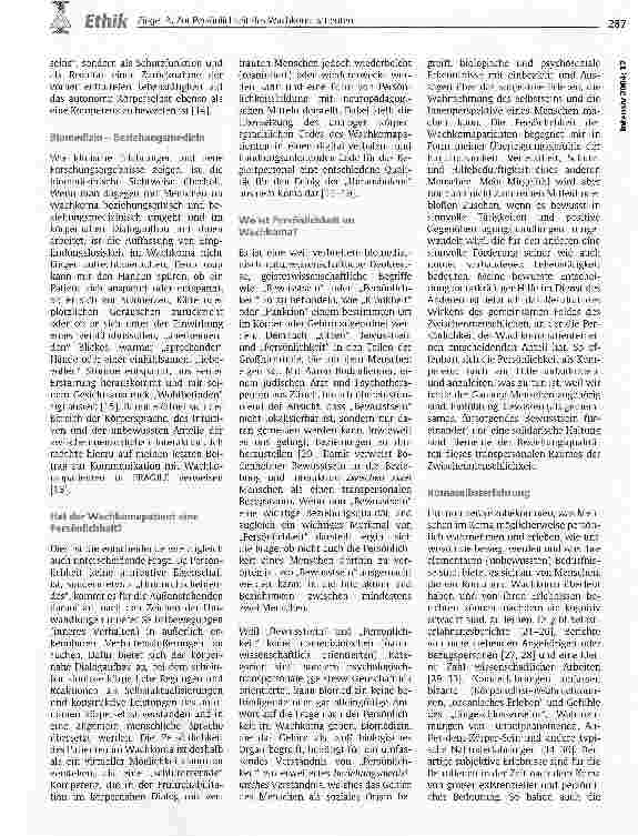 Vorschauseite 2: Zur Persönlichkeit des Wachkomapatienten