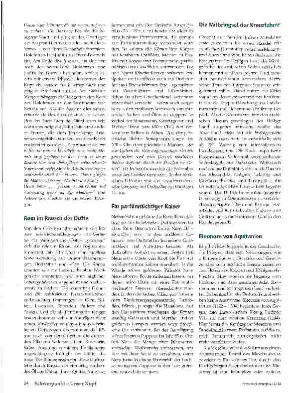 Vorschauseite 3: Duftstoffe und -salben in vergangener Zeit