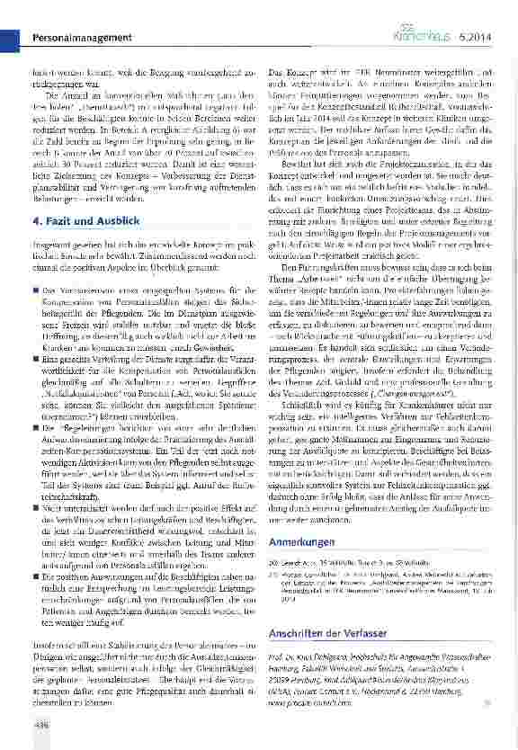 Vorschauseite 4: Kompensation von kurzfristigen Personalausfällen im Pflegebereich (II)