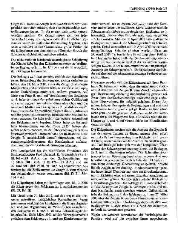 Vorschauseite 3: Arztliche Überweisung mit konkretem Untersuchungsauftrag und Ankreuzung des Kästchens „Mit-/Weiterbehandlung