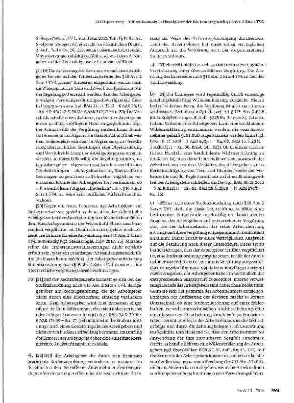 Vorschauseite 4: Mitbestimmung bei korrigierender Rückstufung nach §16 Abs. 2 Satz 4 TV-L