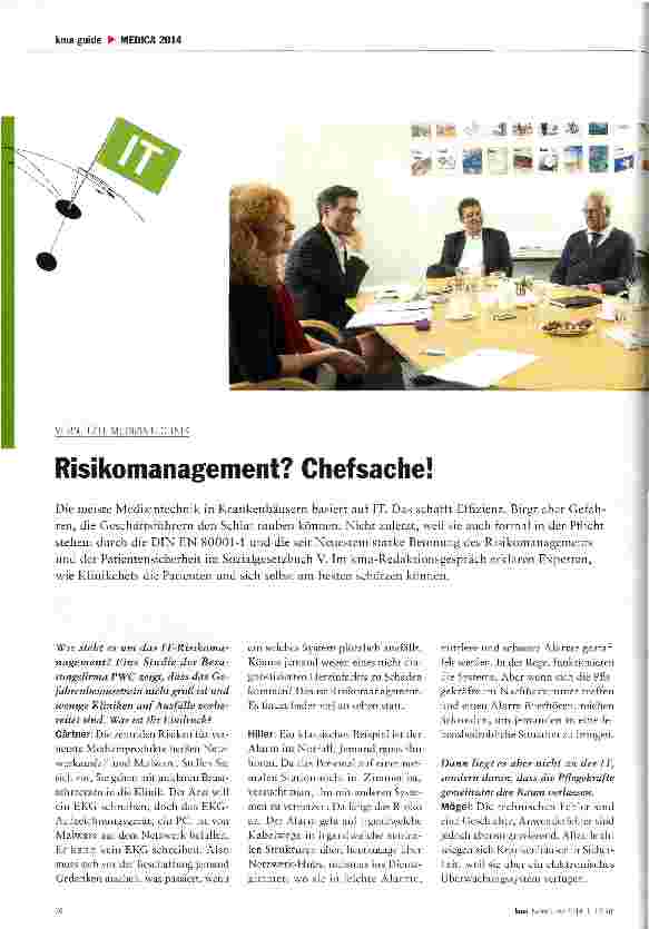 Vorschauseite 1: Risikomanagement? Chefsache!