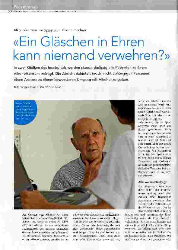 Vorschauseite 1: Ein Gläschen in Ehren kann niemand verwehren?
