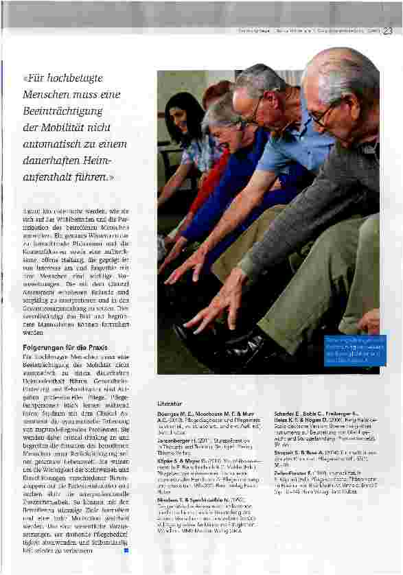 Vorschauseite 4: Klinisches Assessment für die Pflegepraxis - Teil 6 Mobilität erhalten und verbessern
