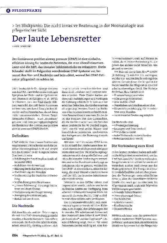 Vorschauseite 1: Der laute Lebensretter