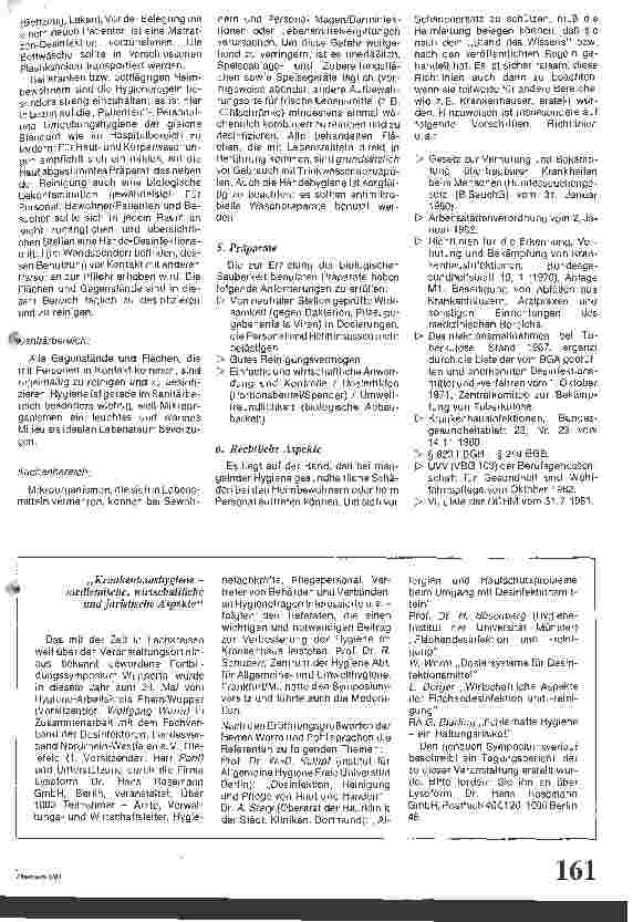 Vorschauseite 2: Hygiene in Altenheimen