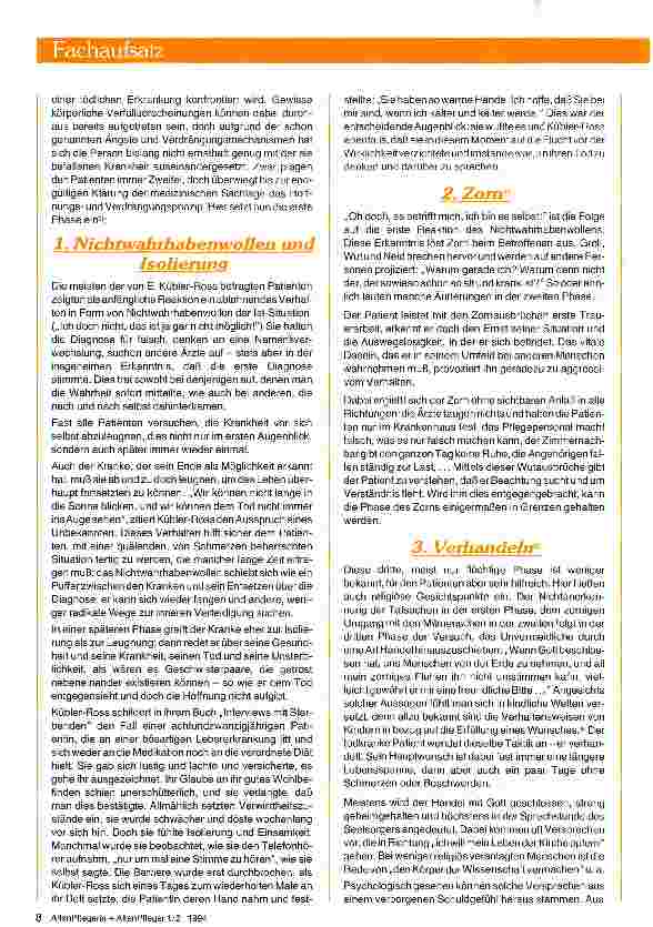 Vorschauseite 4: Sterben und Tod