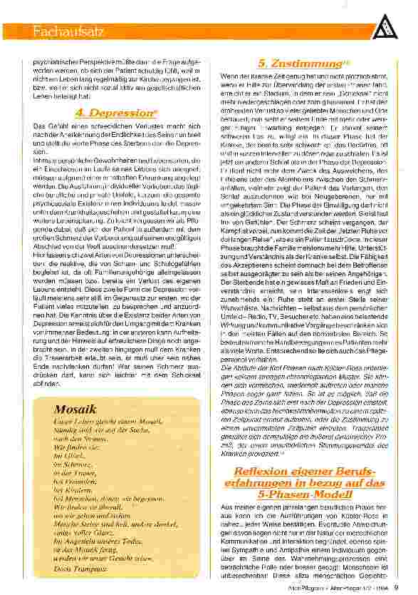 Vorschauseite 5: Sterben und Tod