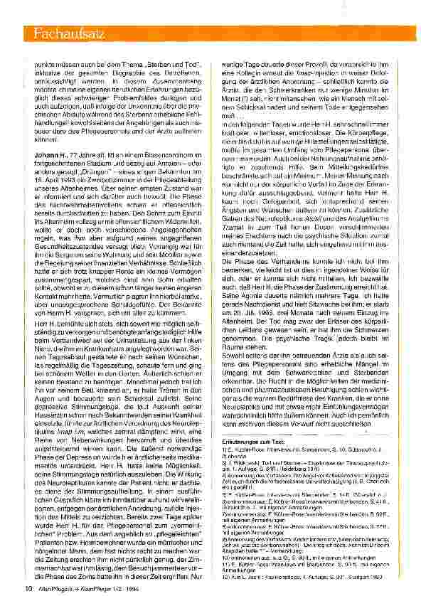 Vorschauseite 6: Sterben und Tod