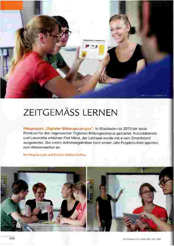 Vorschauseite 1: ZEITGEMÄSS LERNEN