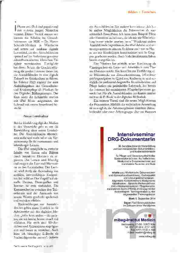 Vorschauseite 2: ZEITGEMÄSS LERNEN
