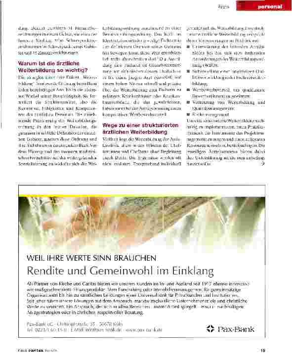 Vorschauseite 3: Weiterbildung hilft gegen Ärztemangel im Krankenhaus