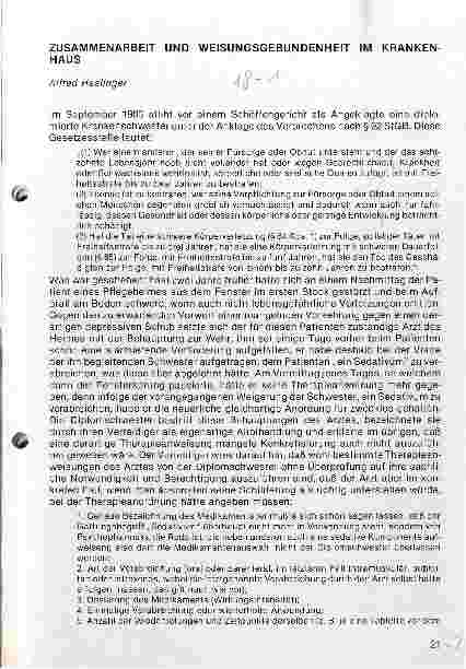 Vorschauseite 1: Zusammenarbeit und Weisungsgebundenheit im Krankenhaus