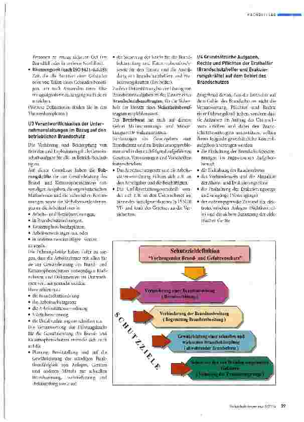 Vorschauseite 4: Schulungskomplex zur Ausund Fortbildung von Brandschutzhelfern/Evakuierungskräften Teil 1 Die Grundlagen