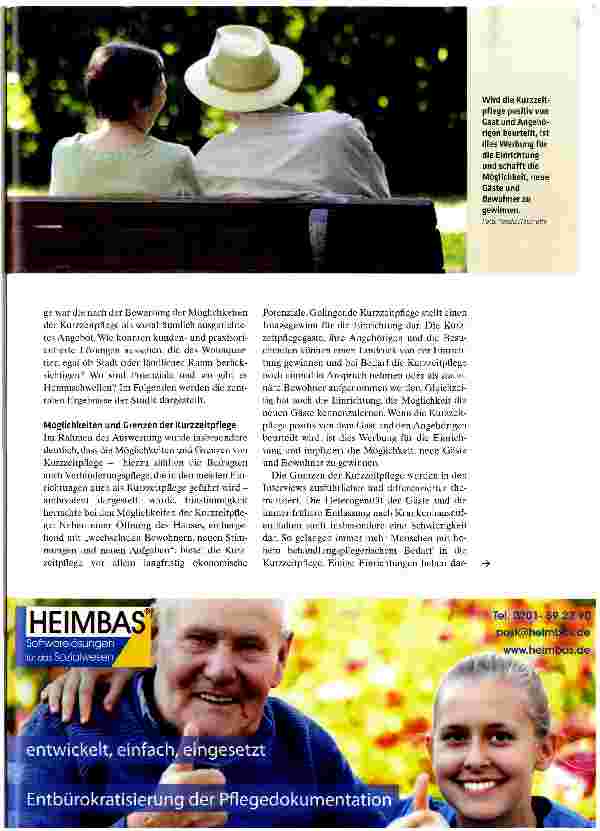 Vorschauseite 2: Heraus aus dem Schattendasein