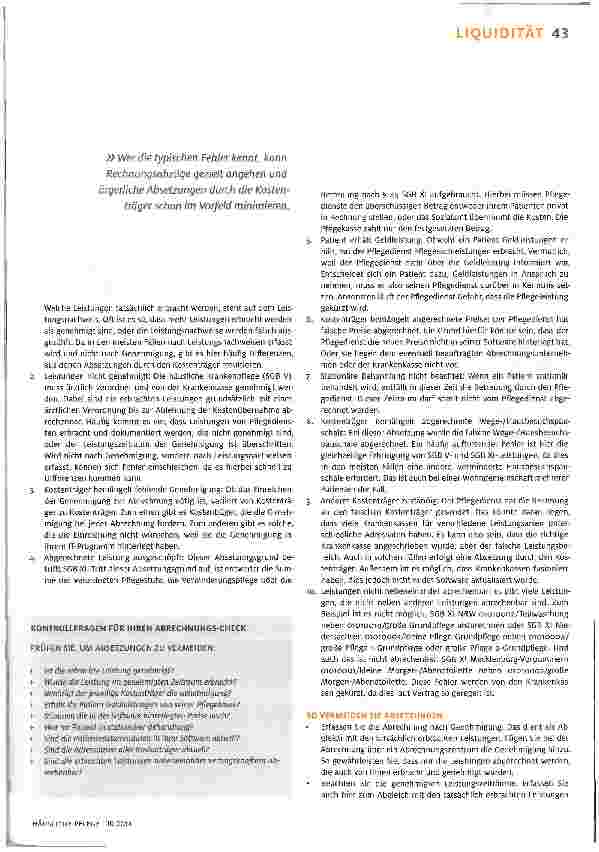 Vorschauseite 2: So stimmt die Kasse