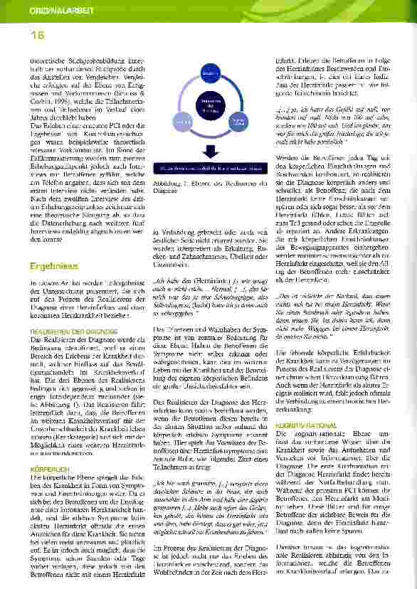 Vorschauseite 5: Der Beginn eines chronischen Krankheitsverlaufs infolge eines akuten Herzinfarktes - Eine Grounded Theory Studie
