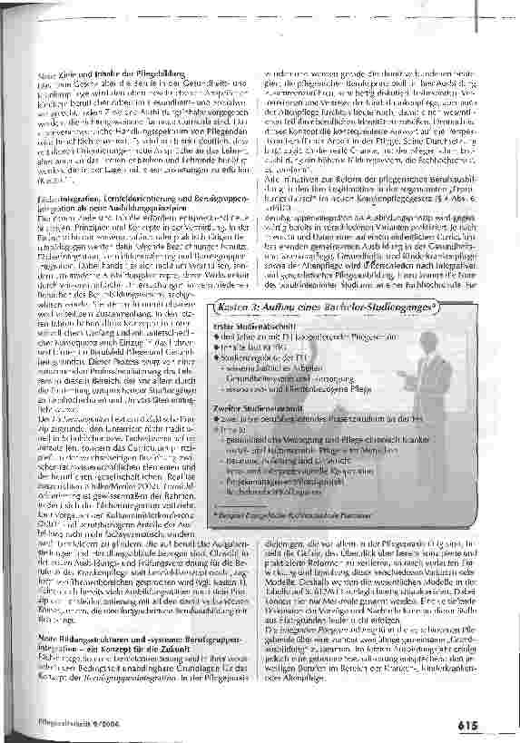 Vorschauseite 4: (K)ein Ausweg aus den Sonderwegen? Reformen der beruflichen Bildung in der Pflege