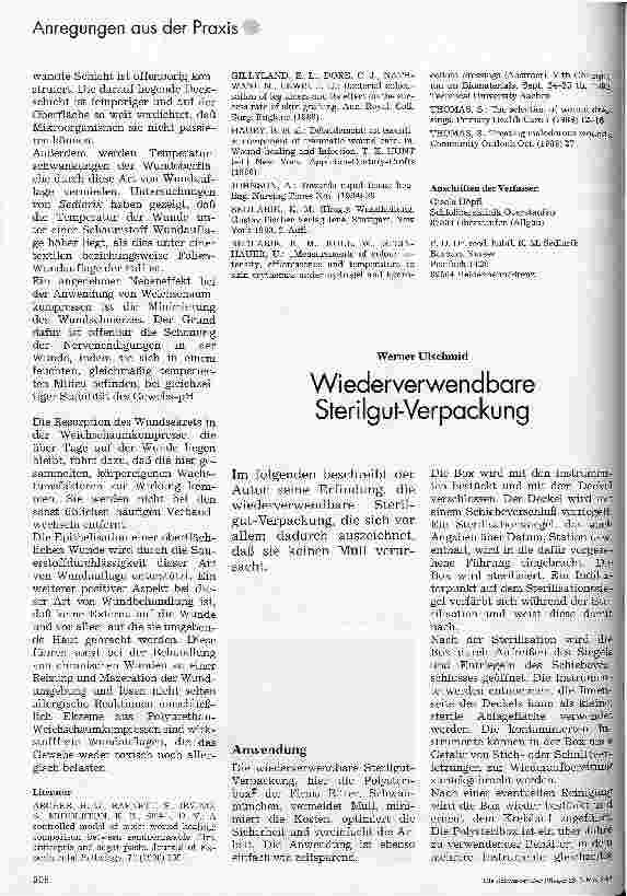 Vorschauseite 3: Behandlung schlecht heilender Hautdefekte