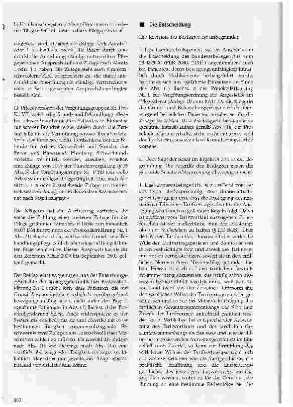 Vorschauseite 2: Pflegezulage - gelähmte Patienten