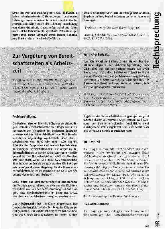 Vorschauseite 5: Pflegezulage - gelähmte Patienten