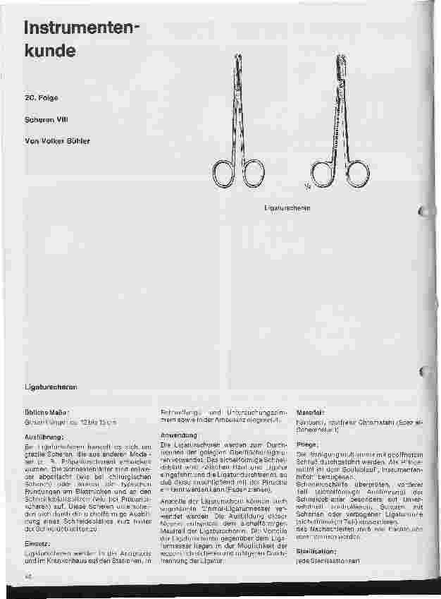 Vorschauseite 1: Instrumentenkunde 20. Folge