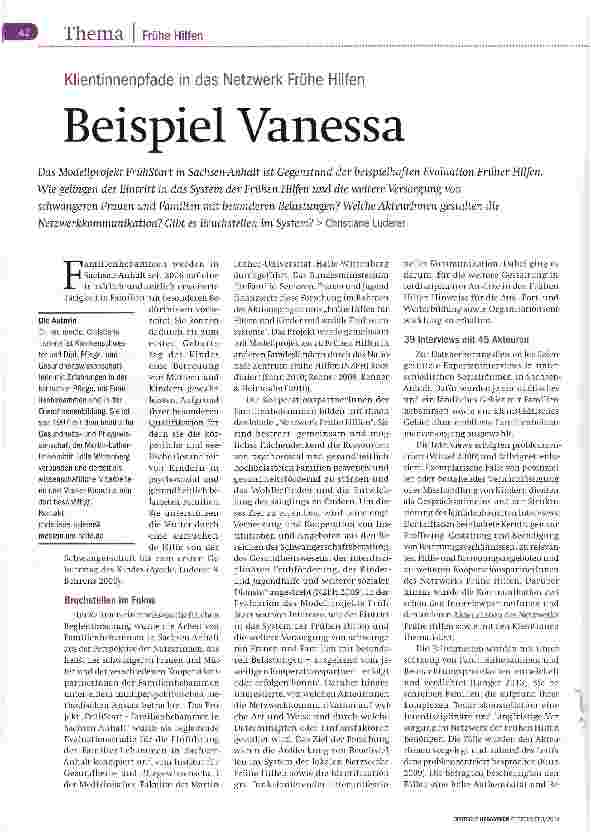 Vorschauseite 1: Beispiel Vanessa