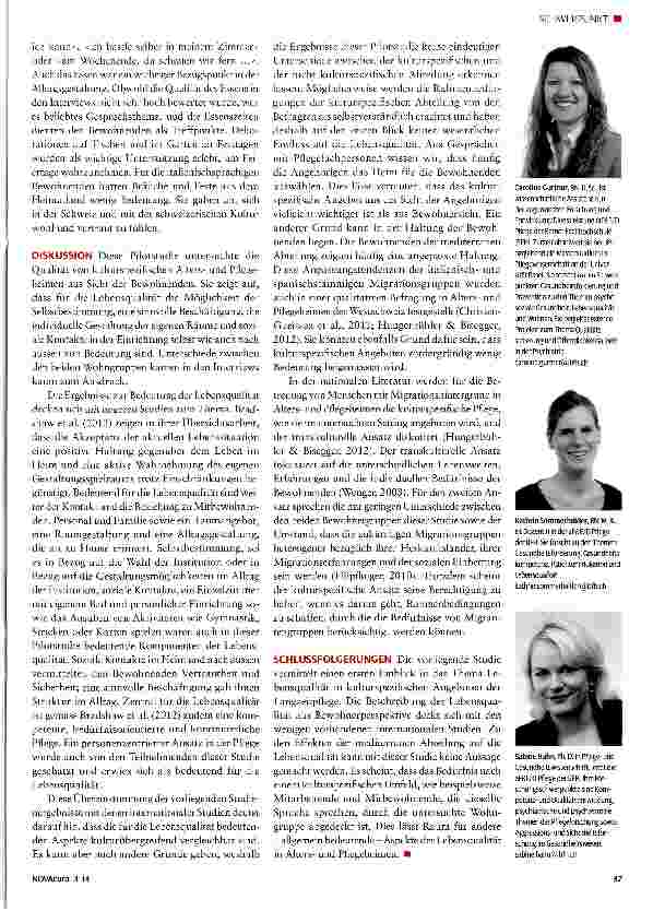 Vorschauseite 3: Lebensqualität mit kulturspezifischem Angebot