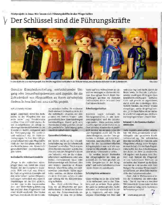 Vorschauseite 1: Der Schlüssel sind die Führungskräfte