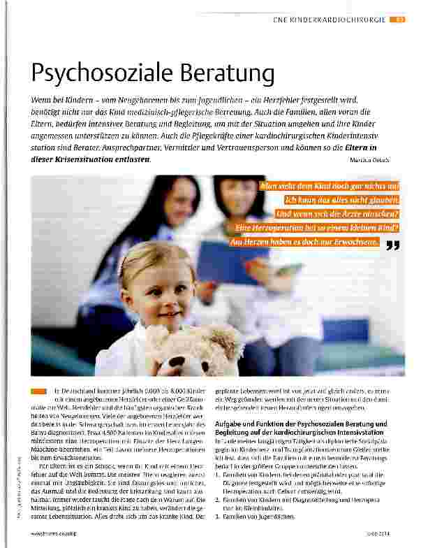 Vorschauseite 1: Psychosoziale Beratung