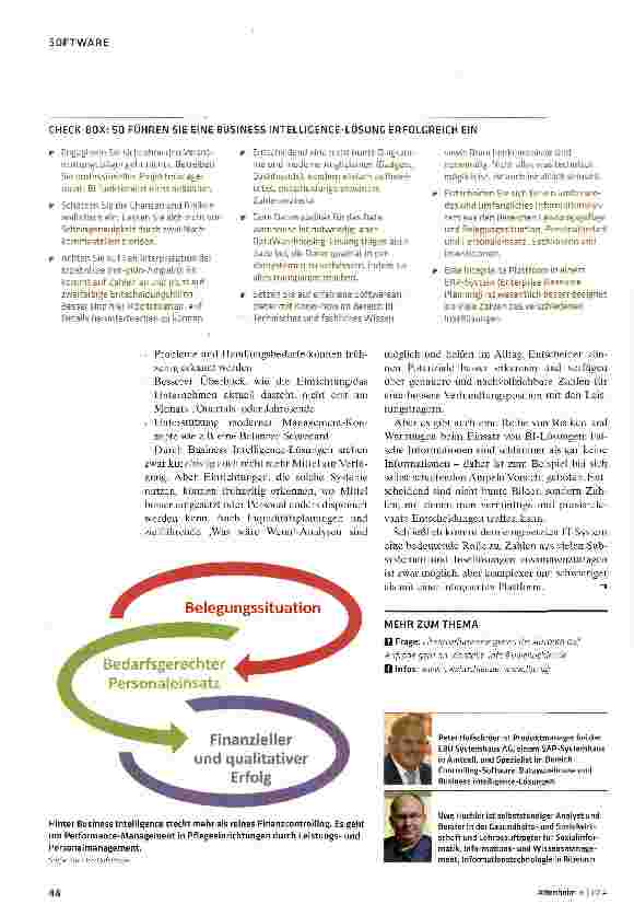 Vorschauseite 3: Intelligenz, die sich auszahlt