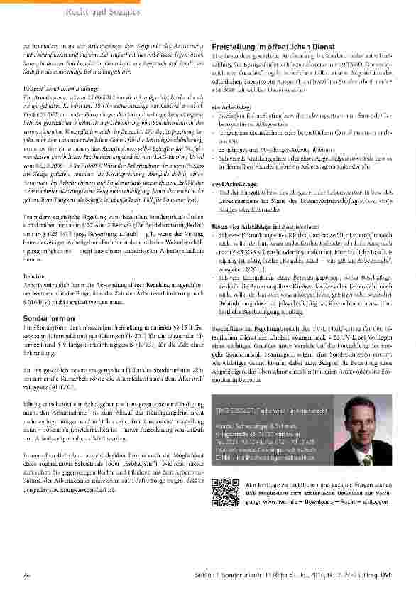 Vorschauseite 3: Sonderurlaub